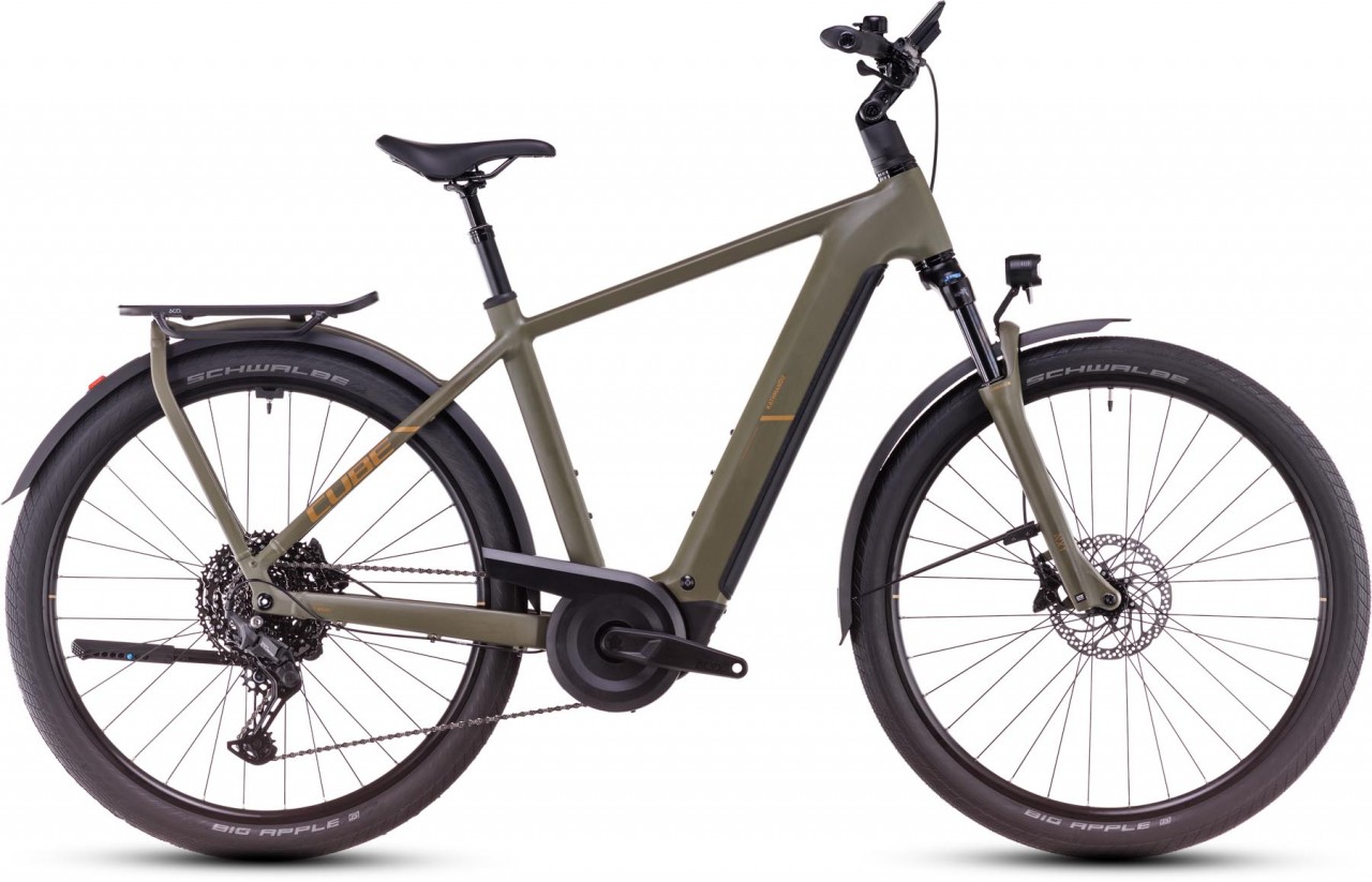 Cube Kathmandu Hybrid Pro 800 dustyolive n gold 2025 - Touring E-Bike Men