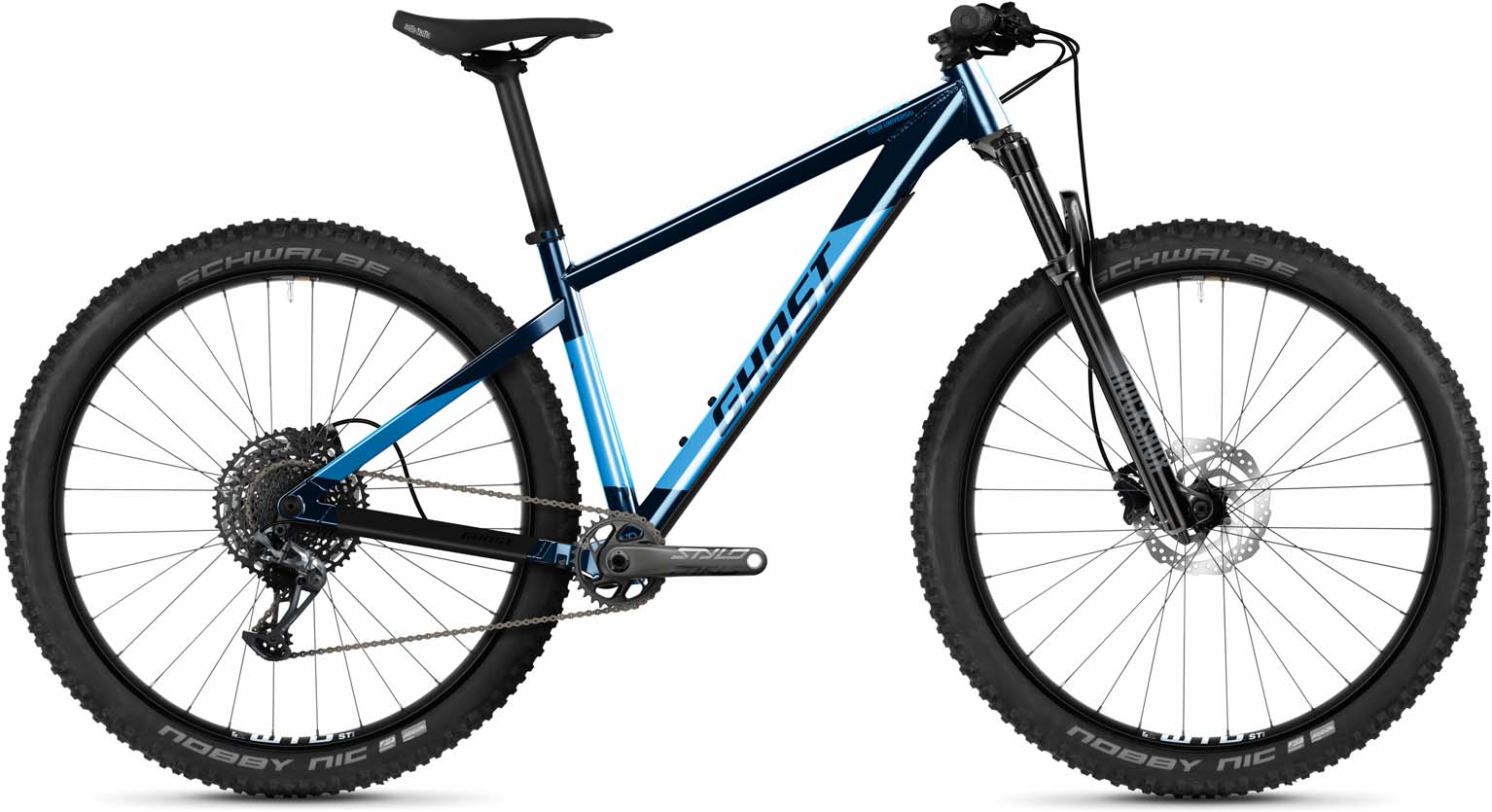 Ghost Nirvana Tour SF Universal dark blue pearl bright blue glossy 2023 Hardtail Mountainbike