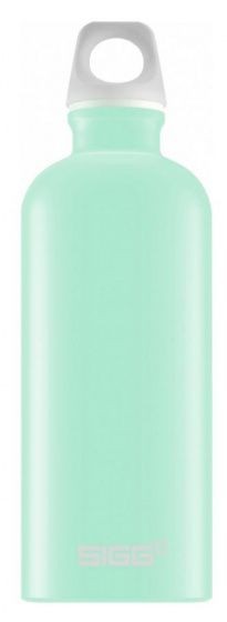 Sigg clear drinking bottle, aluminium, 600 ml - turquoise