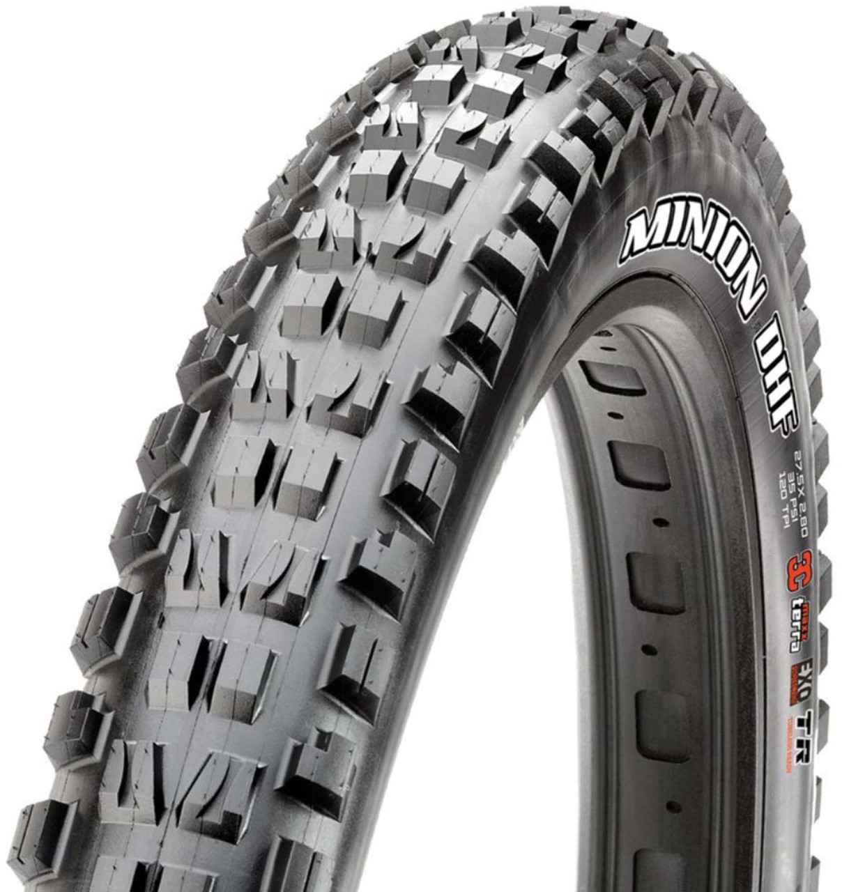 Maxxis Tires Minion DHF+ TLR folding, 27.5x2.80" 71-584 black EXO 3C MaxxTerra