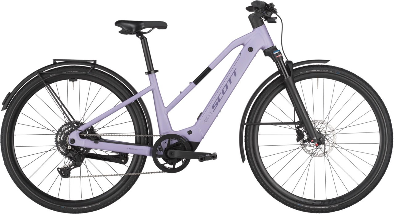 Scott Passage 30 Slope lila purple 2025 - Touring E-Bike Women