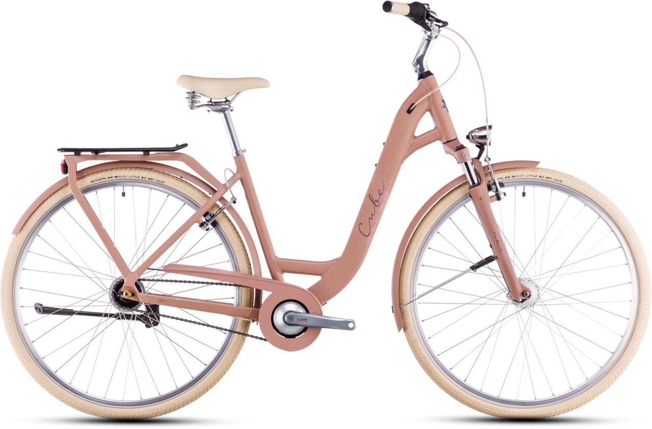 Cube Ella oldpink n plum 2025 - Touring Bike Easy Entry