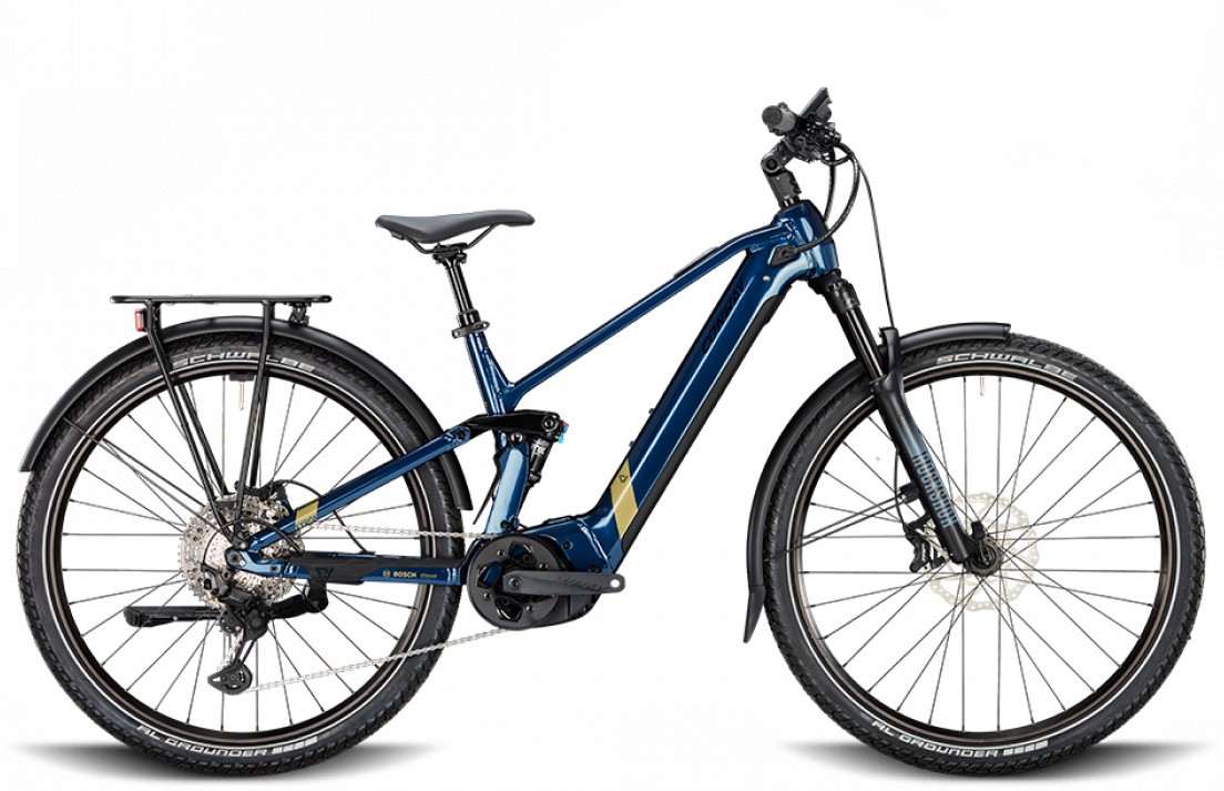 Conway Xyron SUV 6.9 750Wh blue metallic / bronze metallic 2024 - E-Bike Fully Mountainbike