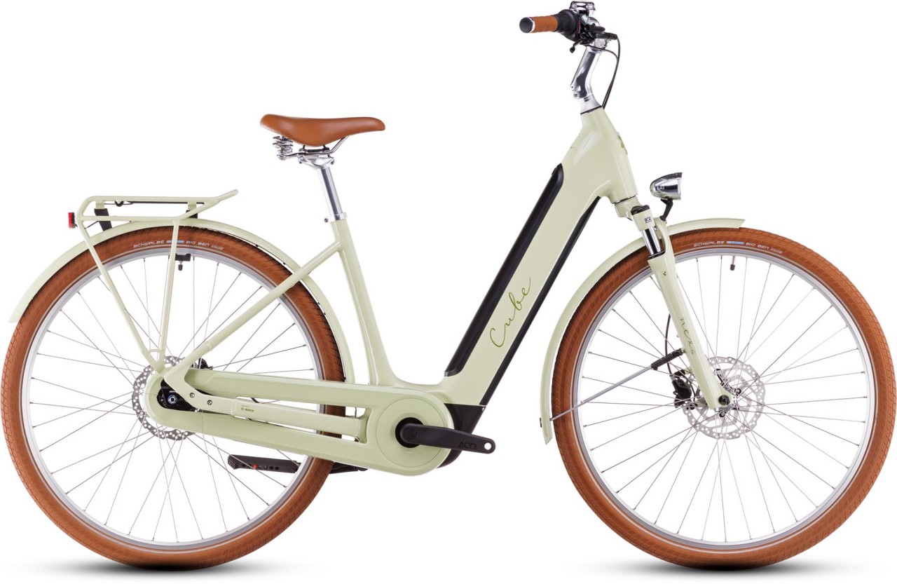 Cube Ella Hybrid 500 matchagreen n green 2025 - Touring E-Bike Easy Entry