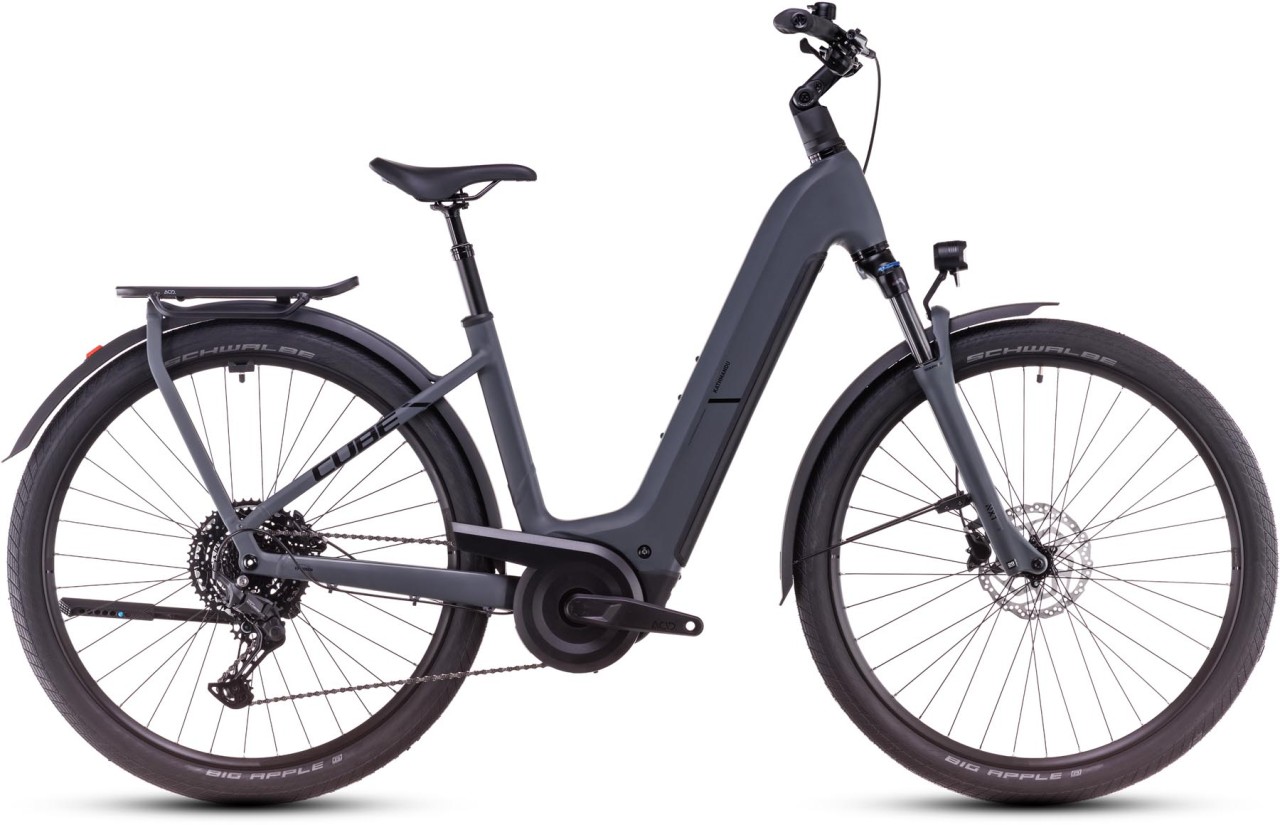 Cube Kathmandu Hybrid ONE shadowgrey n black - Touring E-Bike Easy Entry