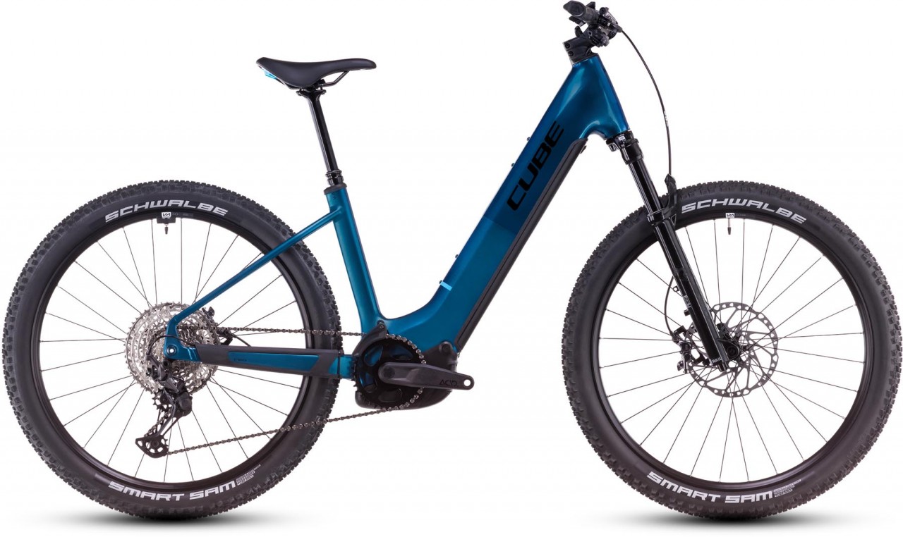 Cube Reaction Hybrid SLX 800 nebula n blue 2025 - E-Bike Hardtail Mountainbike Easy Entry