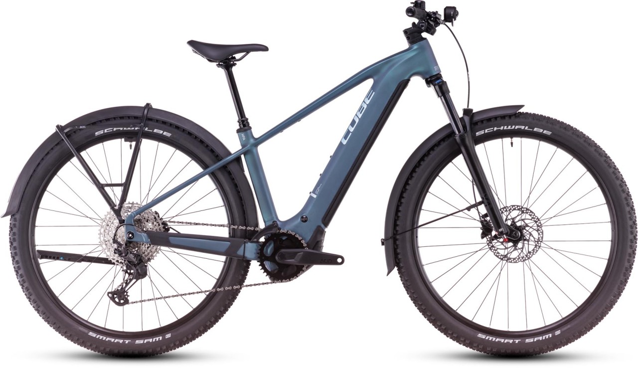 Cube Reaction Hybrid Pro Allroad smaragdgrey n prism - E-Bike Hardtail Mountainbike