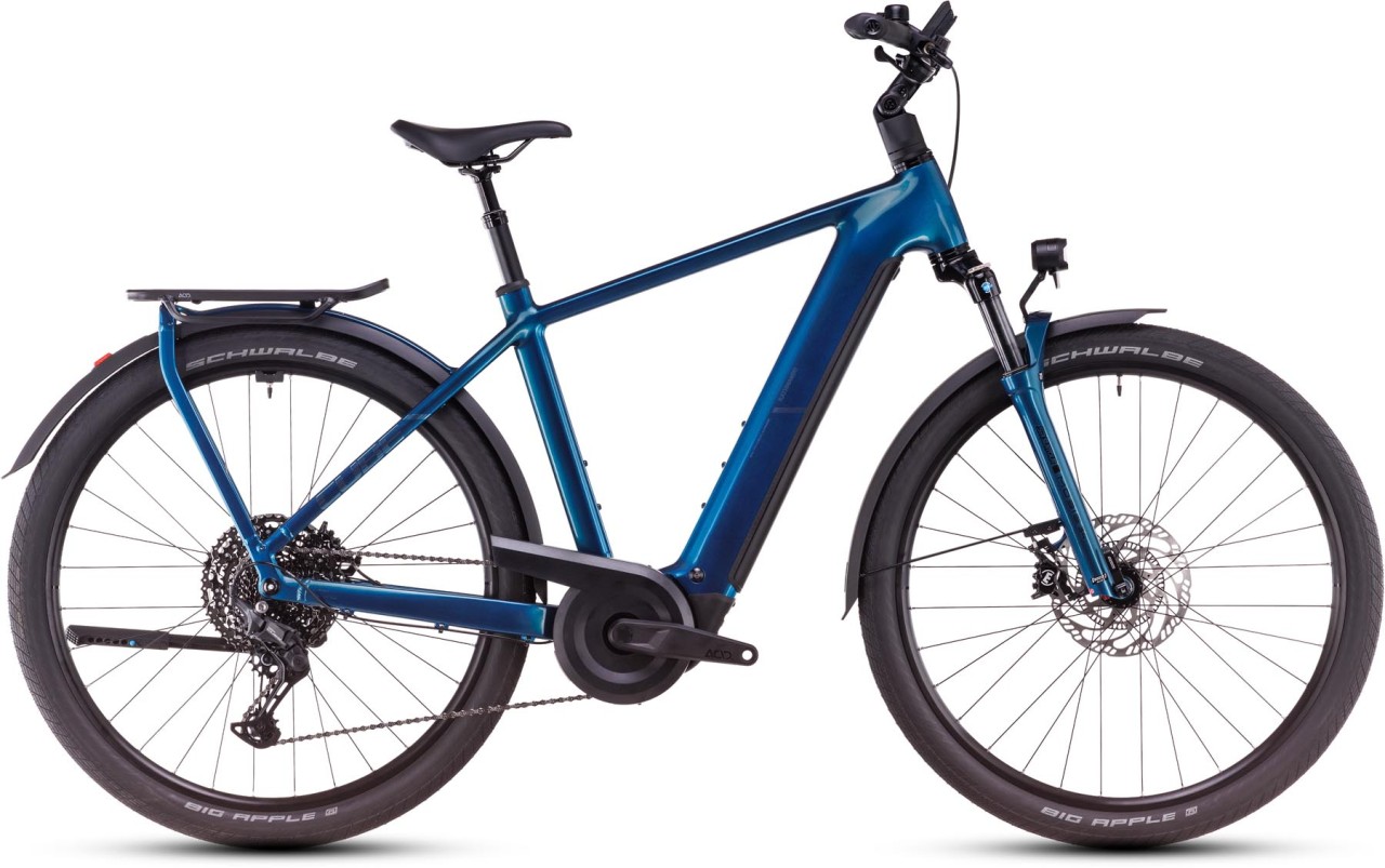 Cube Kathmandu Hybrid EX electricblue n chrome - Touring E-Bike Men