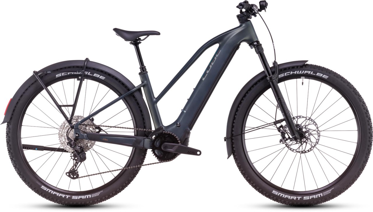 Cube Reaction Hybrid SLX Allroad sagebrushgreen n prism - Damen E-Bike Hardtail Mountainbike Women