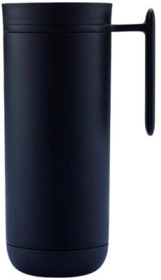 XD Design thermos mug Clik, stainless steel, black - 225 ml