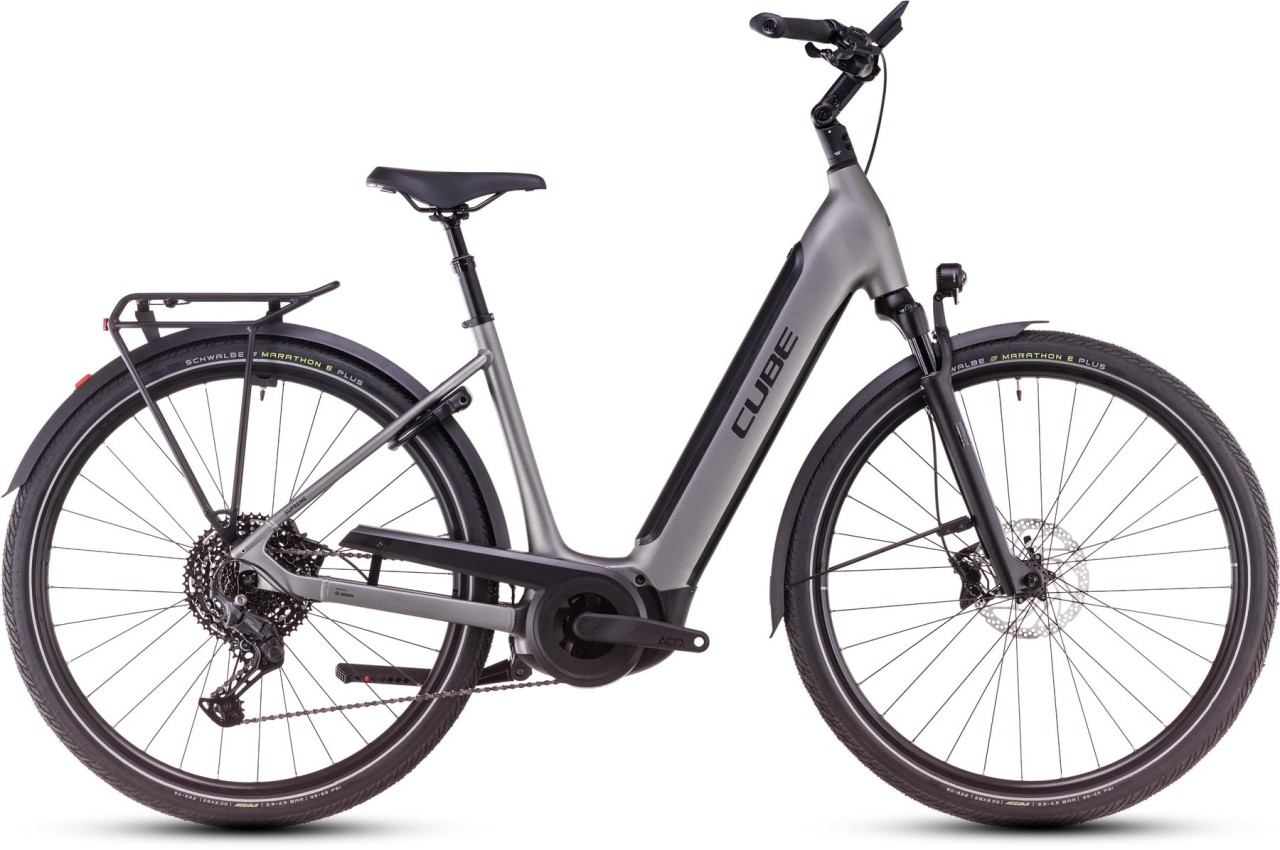 Cube Supreme Hybrid SLX 625 grey n lunar 2025 - Touring E-Bike Easy Entry