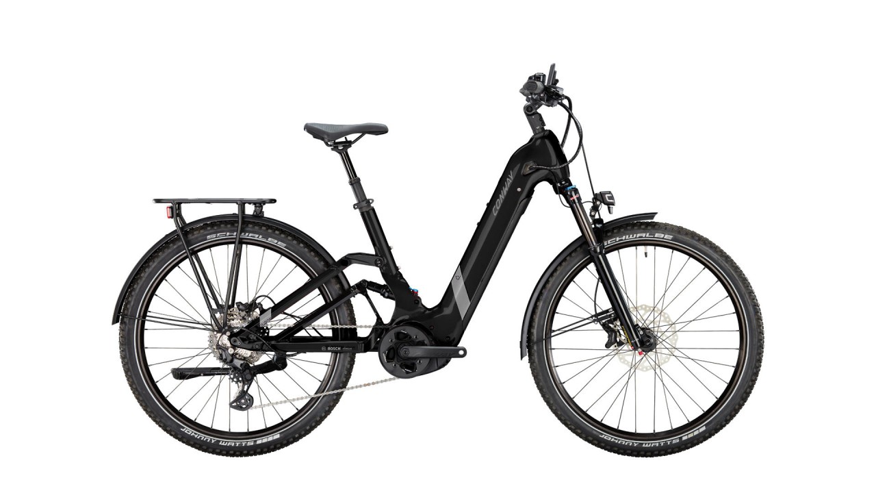 Conway Cairon SUV FS 4.7 625Wh black metallic / dessert matt 2023 - E-Bike Fully Mountainbike Easy Entry