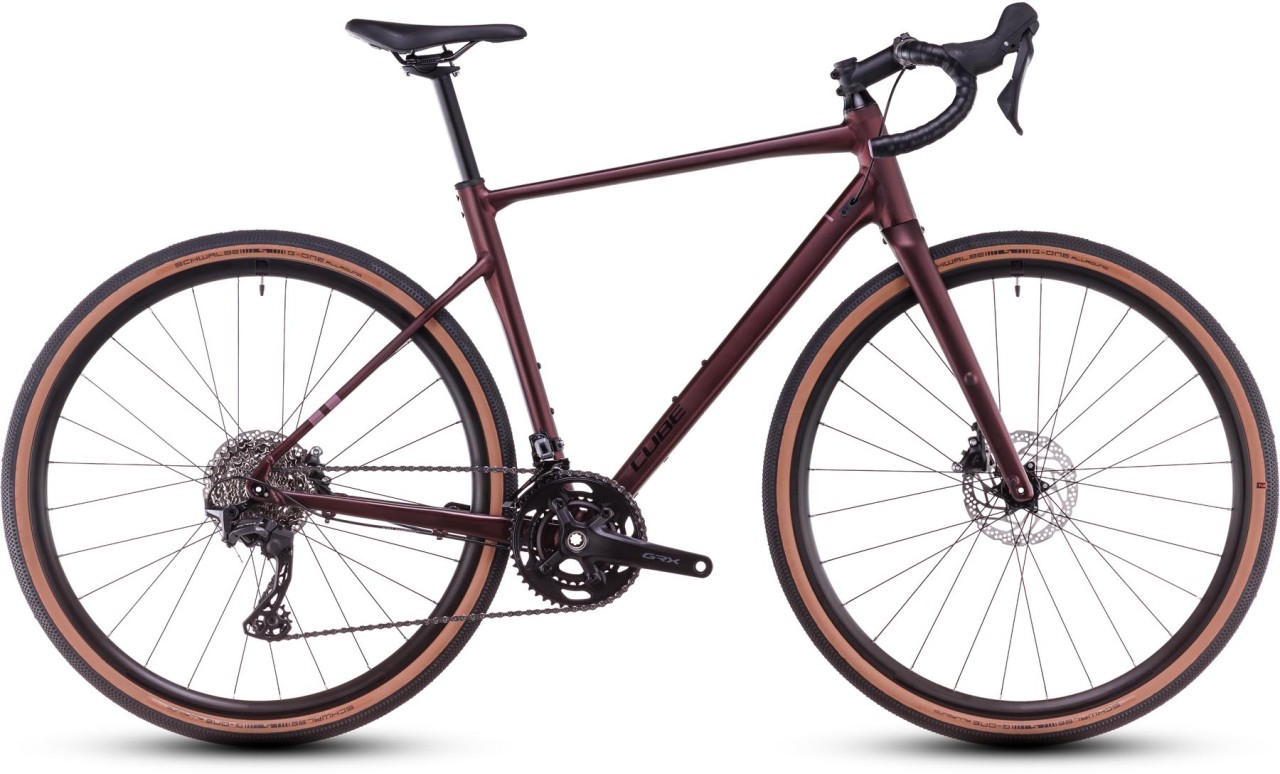 Cube Nuroad Race rubyred n gloss 2025 - Gravel bike