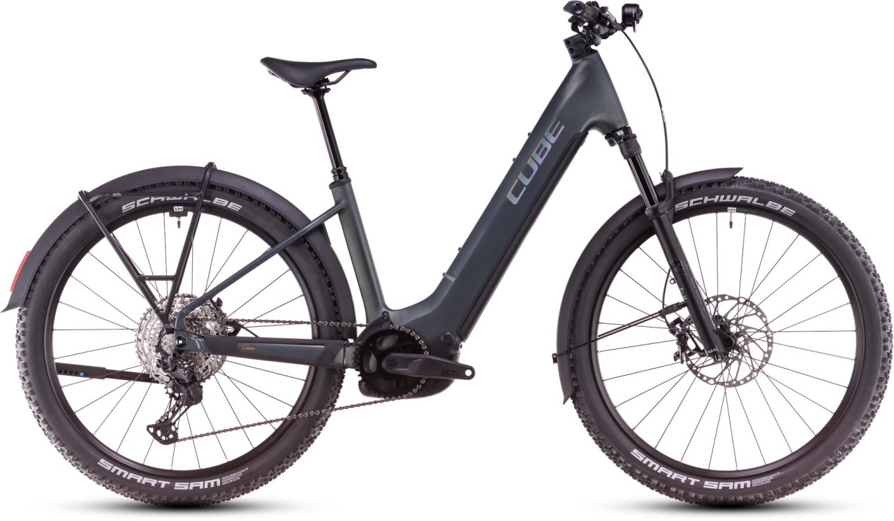 Cube Reaction Hybrid SLX Allroad sagebrushgreen n prism - E-Bike Hardtail Mountainbike Easy Entry